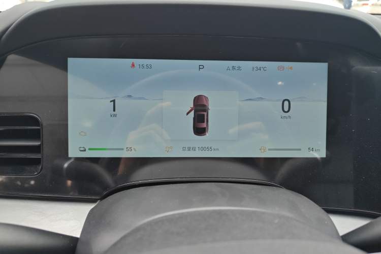 Used BYD Seal 2023 DM-i 1.5L 121km Luxury Model Odometer Close Up