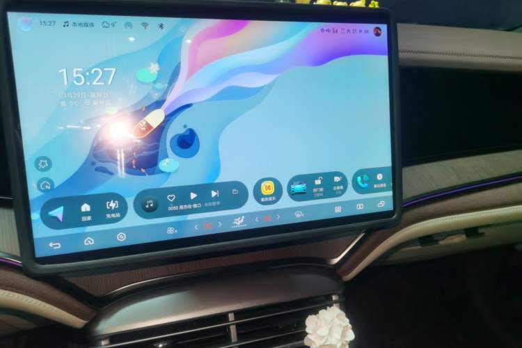 Used BYD Seal 2023 DM-i 1.5L 121km Prestige Model Audio And AC Panel