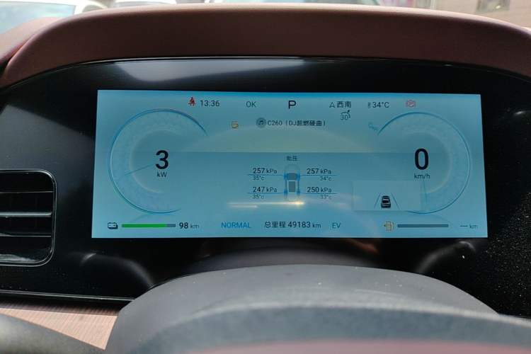 Used BYD Seal 2023 DM-i 1.5T 121km Flagship Model Instrument Cluster