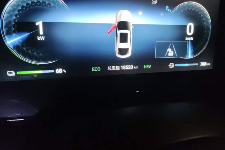 Used BYD Seal 2023 DM-i 1.5L 121km Prestige Model Odometer Close Up