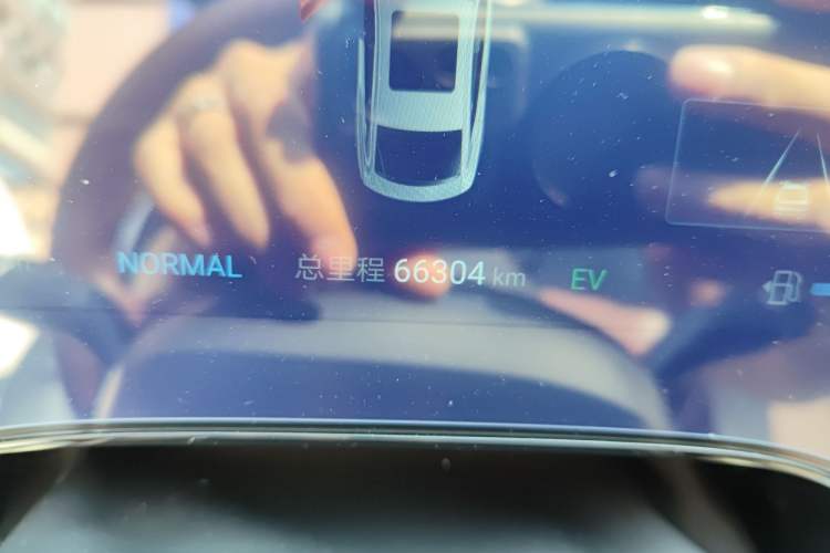 Used BYD Seal 2023 DM-i 1.5T 121km Prestige Model Odometer Close Up