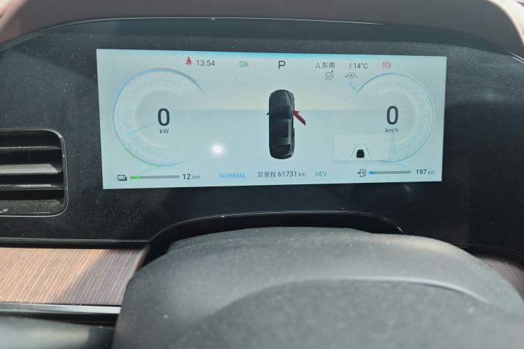 Used BYD Seal 2024 HONOR Edition DM-i 1.5L 121km Prestige Model Odometer Close Up