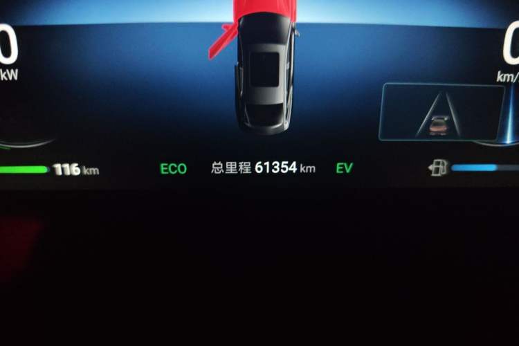 Used BYD Seal 2024 HONOR Edition DM-i 1.5L 121km Prestige Model Odometer Close Up