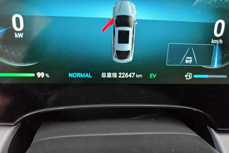 Used BYD Seal 2024 HONOR Edition DM-i 1.5L 121km Luxury Model Odometer Close Up