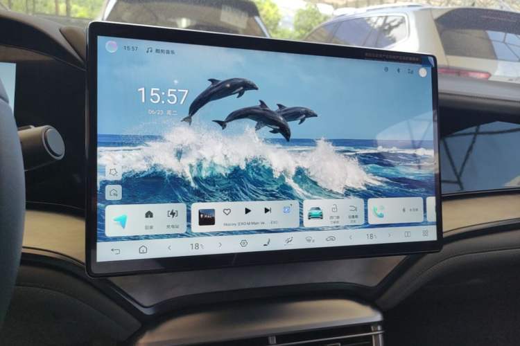 Used BYD Seal 2024 HONOR Edition DM-i 1.5L 121km Luxury Model Audio And AC Panel