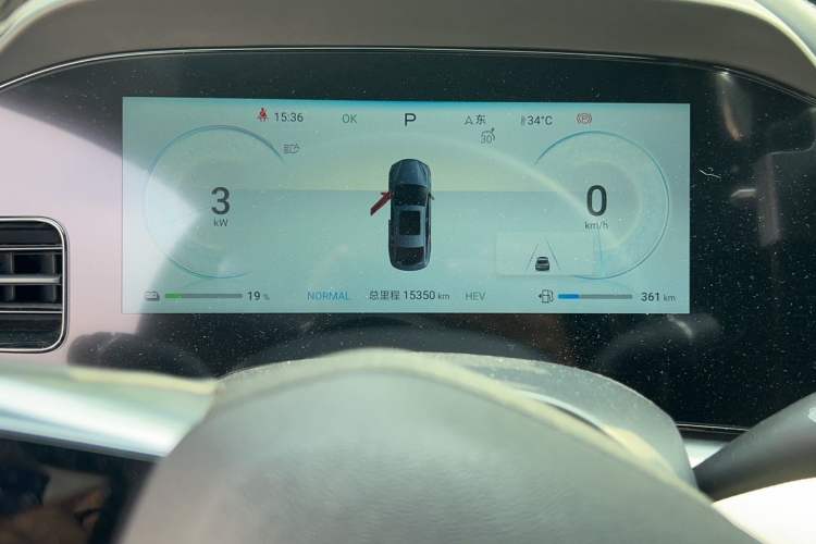 Used BYD Seal 2024 HONOR Edition DM-i 1.5L 121km Luxury Model Odometer Close Up
