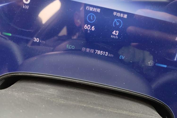 Used BYD Seal 2024 HONOR Edition DM-i 1.5L 121km Elite Model Odometer Close Up