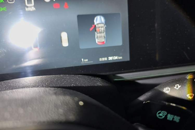 Used BYD Seal 2025 600 All-Wheel Drive Intelligent Driving Version Odometer Close Up