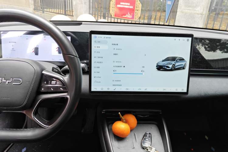 Used BYD Seal 2025 600 All-Wheel Drive Intelligent Driving Version Audio And AC Panel