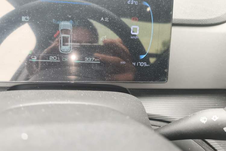 Used BYD Sealion 05 DM-i 2025 DM-i Intelligent Driving 75KM Prestige Model Odometer Close Up