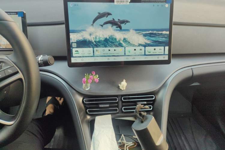 Used BYD Sealion 05 DM-i 2025 DM-i Smart Drive 75KM Luxury Model Audio And AC Panel