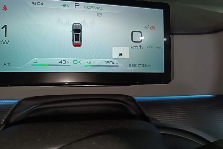 Used BYD Sealion 05 DM-i 2025 DM-i 115KM Prestige Model Odometer Close Up