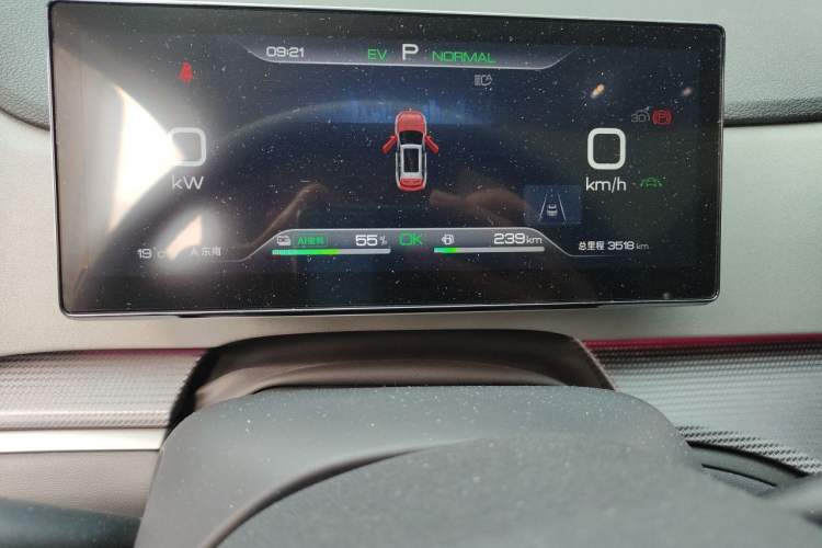 Used BYD Sealion 05 DM-i 2025 DM-i 115KM Prestige Model Odometer Close Up