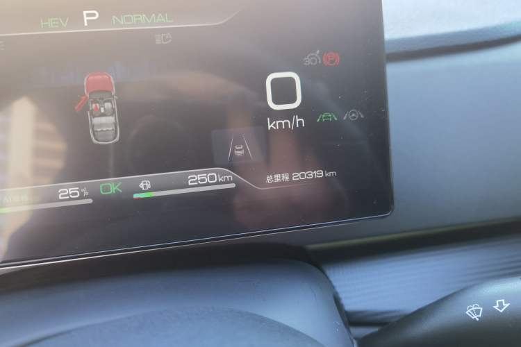 Used BYD Sealion 05 DM-i 2025 DM-i 115KM Prestige Model Odometer Close Up