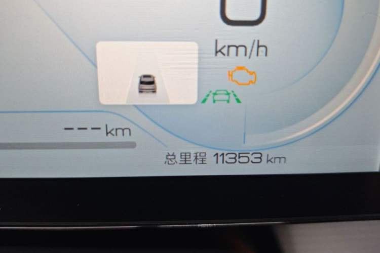 Used BYD Sealion 05 DM-i 2025 DM-i 115KM Prestige Model Odometer Close Up