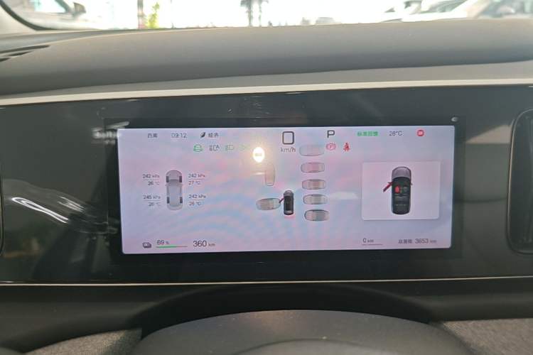 Used BYD Sealion 05 EV 2025 520 km Smart Cruise Version Instrument Cluster