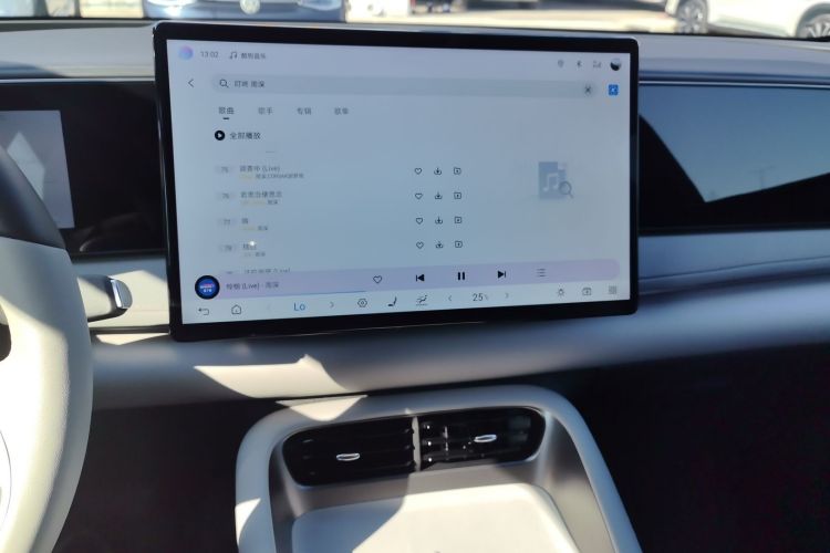 Used BYD Sealion 06 New Energy 2025 Model EV 605 Navigation Plus Edition Audio And AC Panel