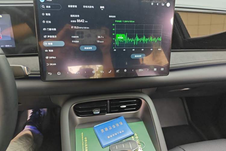 Used BYD Sealion 06 New Energy 2025 Model EV 605 Navigation Pro Edition Audio And AC Panel