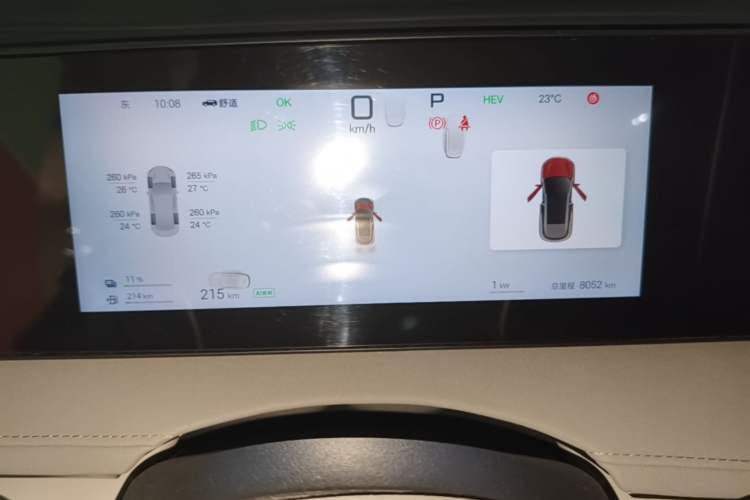 Used BYD Sealion 06 New Energy 2025 Model DM-i 170 Navigation Plus Edition Instrument Cluster