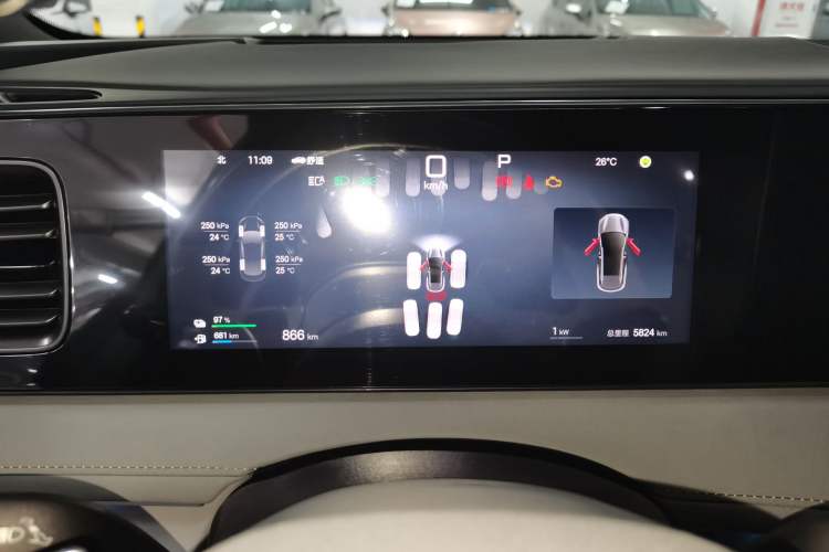 Used BYD Sealion 06 New Energy 2025 Model DM-i 170 Navigation Plus Edition Instrument Cluster