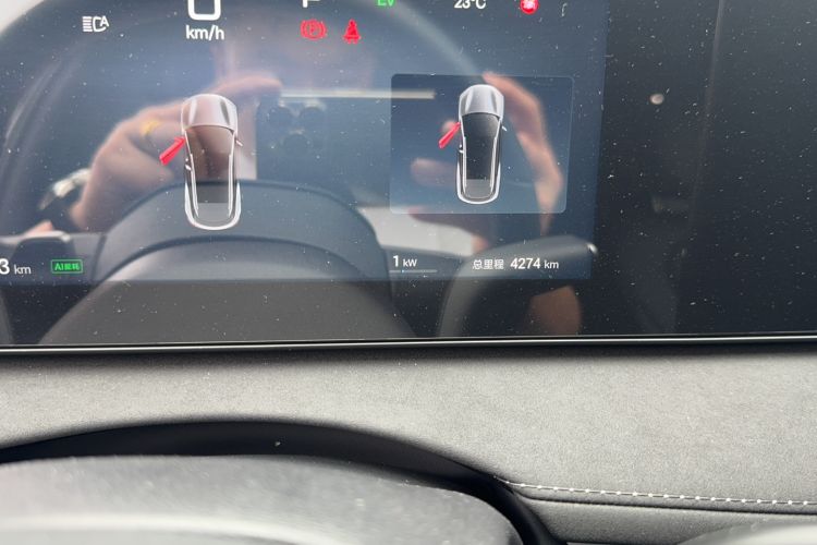 Used BYD Sealion 06 New Energy 2025 Model DM-i 170 Navigation Pro Edition Odometer Close Up