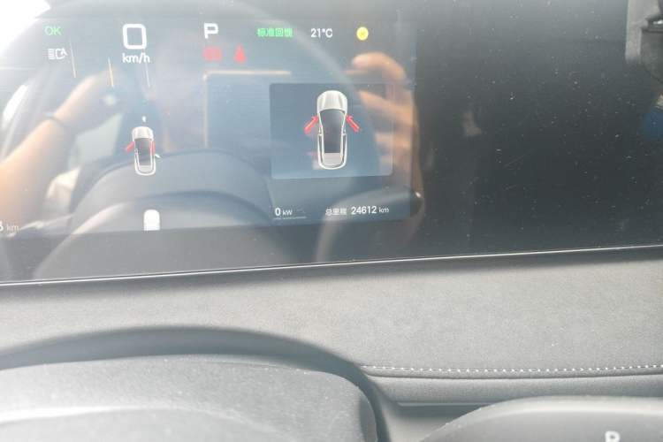 Used BYD Sealion 06 New Energy 2025 Model EV 605 Navigation Pro Edition Odometer Close Up