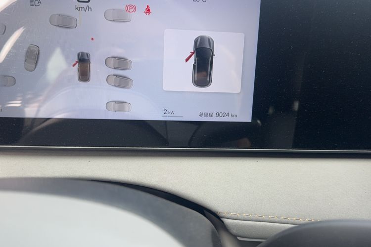 Used BYD Sealion 06 New Energy 2025 Model DM-i 170 Navigation Plus Edition Odometer Close Up