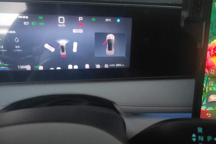 Used BYD Sealion 06 New Energy 2025 Model DM-i 170 Navigation Pro Edition Odometer Close Up