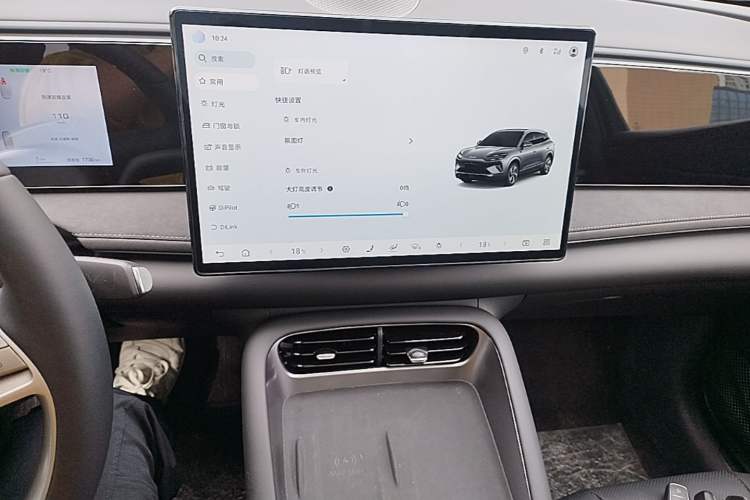 Used BYD Sealion 06 New Energy 2025 Model EV 605 Navigation Plus Edition Audio And AC Panel