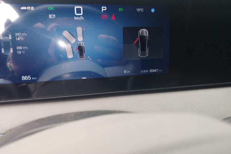 Used BYD Sealion 06 New Energy 2025 Model DM-i 170 Navigation Pro Edition Odometer Close Up