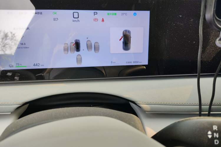 Used BYD Sealion 06 New Energy 2025 Model EV 605 Navigation Pro Edition Odometer Close Up