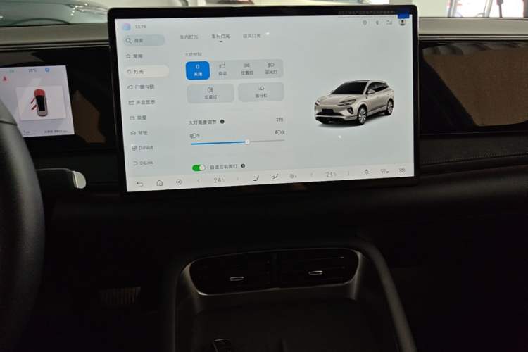 Used BYD Sealion 06 New Energy 2025 Model DM-i 170 Navigation Pro Edition Audio And AC Panel