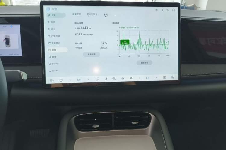 Used BYD Sealion 06 New Energy 2025 Model EV 605 Navigation Pro Edition Audio And AC Panel
