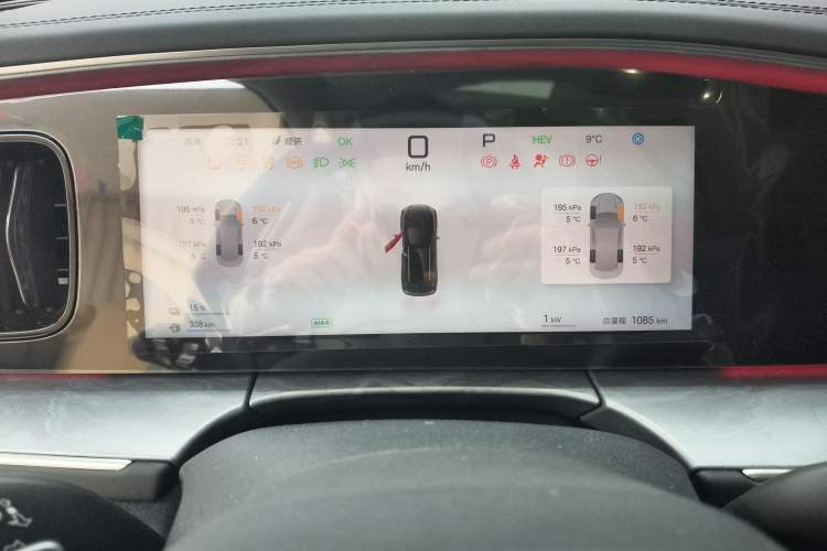 Used BYD Sealion 07 DM-i 2025 150 Flagship+ Edition Odometer Close Up