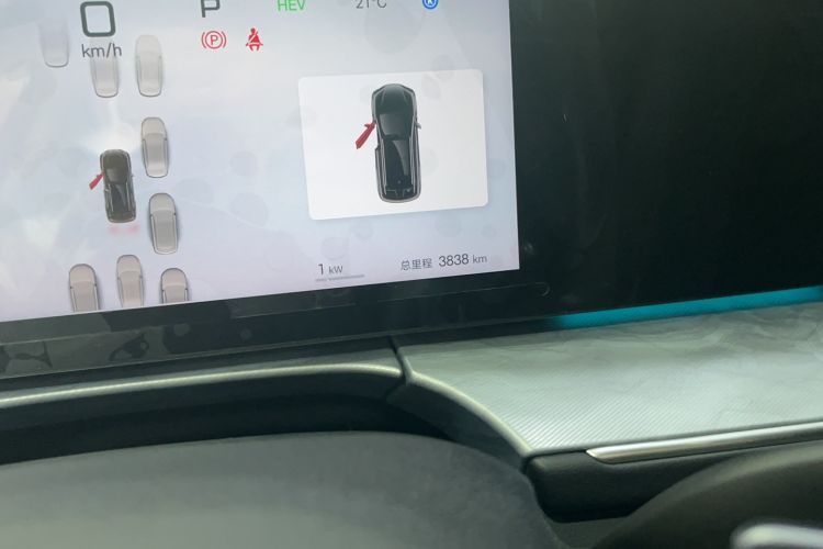 Used BYD Sealion 07 DM-i 2025 135 High-Performance LiDAR Version Odometer Close Up