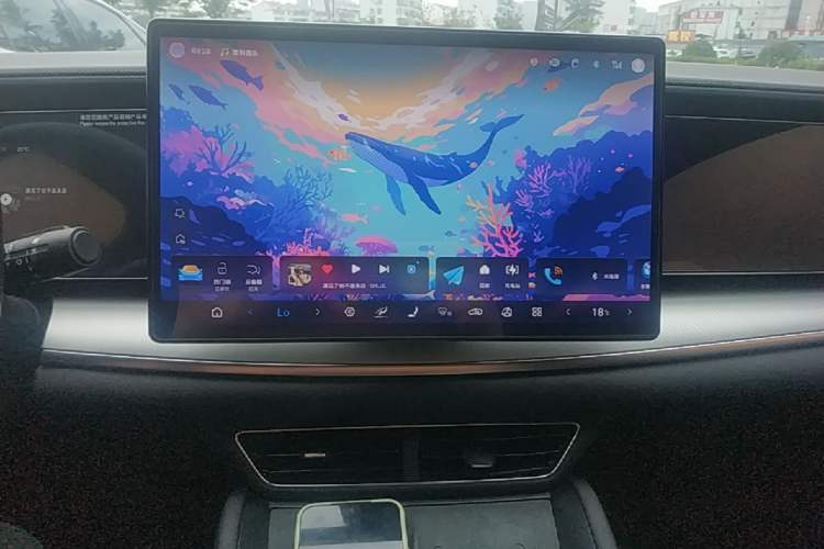 Used BYD Sealion 07 EV 2024 610 Long-Range Version Audio And AC Panel