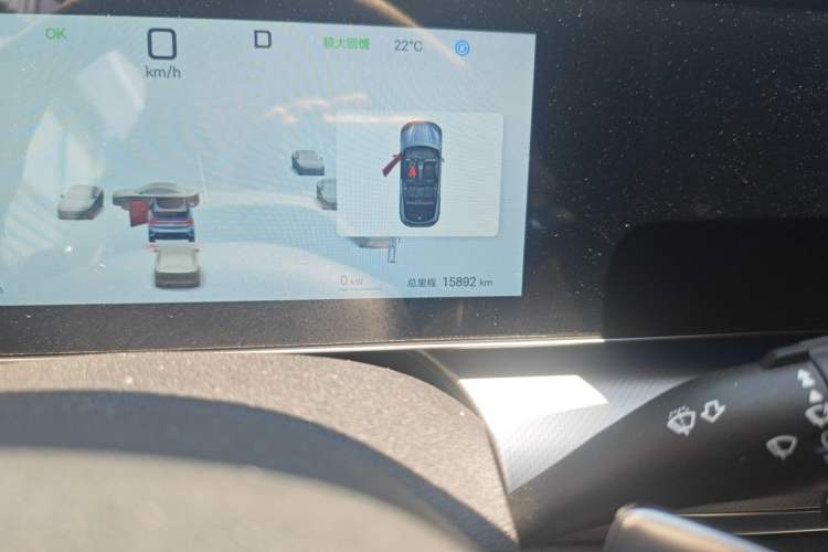 Used BYD Sealion 07 EV 2024 610 Zhihang Edition Odometer Close Up