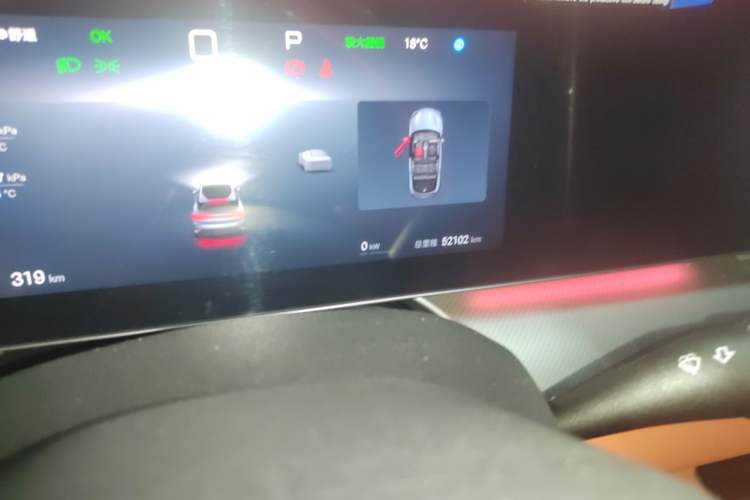 Used BYD Sealion 07 EV 2024 610 Long-Range Version Odometer Close Up