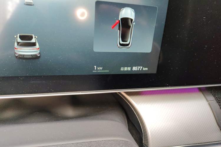 Used BYD Sealion 07 EV 2024 610 Long-Range Version Odometer Close Up