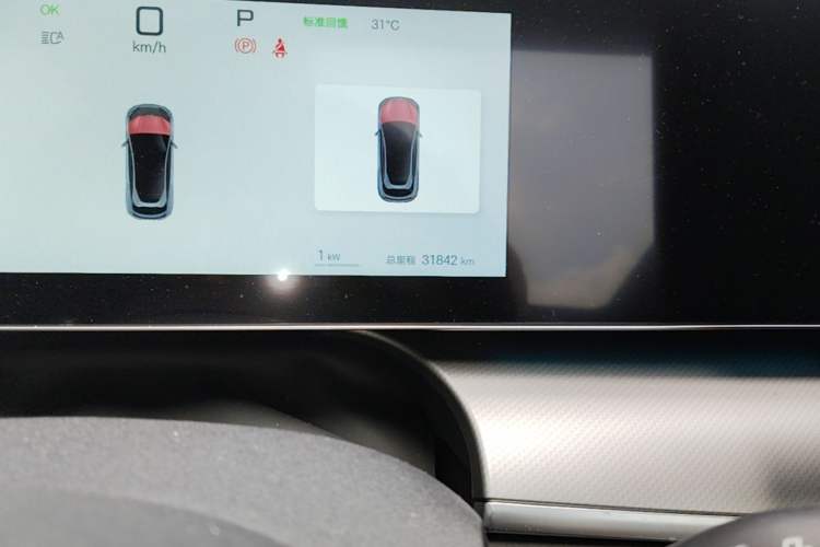 Used BYD Sealion 07 EV 2024 610 Zhihang Edition Odometer Close Up
