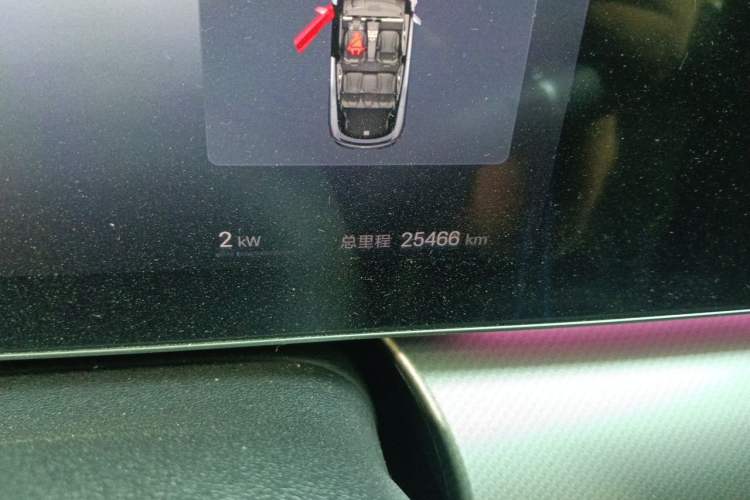Used BYD Sealion 07 EV 2024 610 Long-Range Version Odometer Close Up