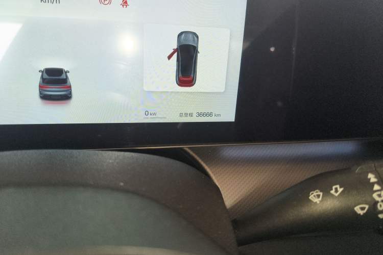 Used BYD Sealion 07 EV 2024 610 Long-Range Version Odometer Close Up