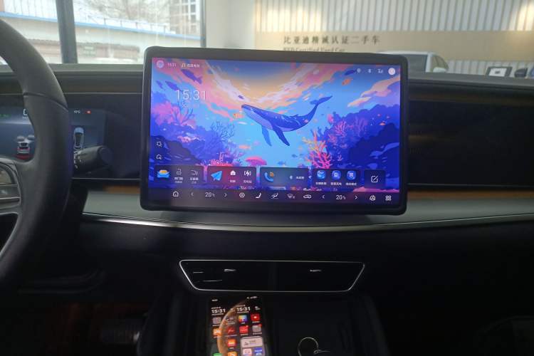 Used BYD Sealion 07 EV 2024 610 Long-Range Version Audio And AC Panel