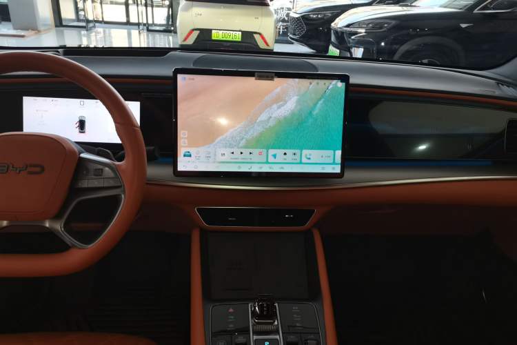 Used BYD Sealion 07 EV 2025 550 All-Wheel Drive Intelligent Driving Version Audio And AC Panel