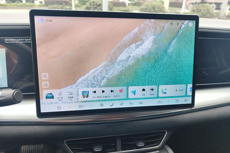 Used BYD Sealion 07 EV 2025 610 Zhihang Edition Audio And AC Panel