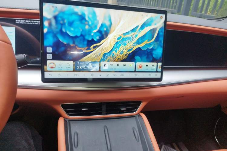Used BYD Sealion 07 EV 2025 610 Intelligent Driving Edition Audio And AC Panel