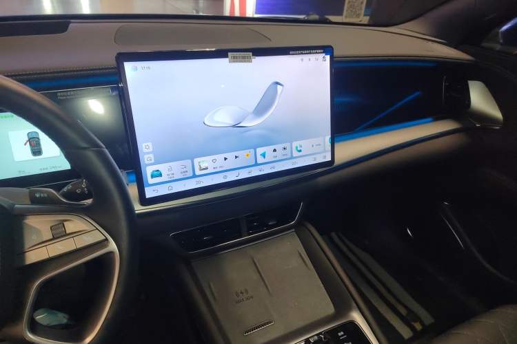 Used BYD Sealion 07 EV 2025 550 All-Wheel Drive Intelligent Driving Version Audio And AC Panel
