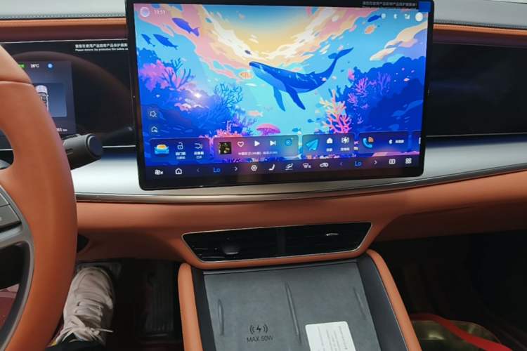 Used BYD Sealion 07 EV 2025 610 Zhihang Edition Audio And AC Panel