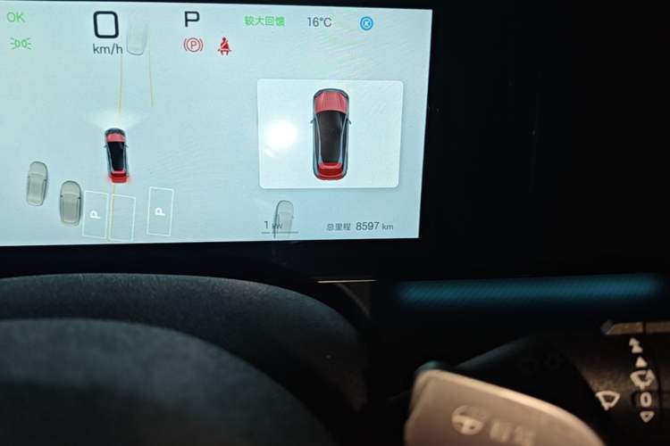 Used BYD Sealion 07 EV 2025 610 Intelligent Driving Edition Odometer Close Up