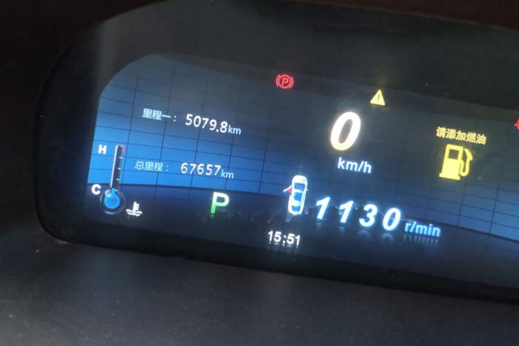 Used BYD Sirui 2013 1.5TID Automatic Prestige Model Odometer Close Up